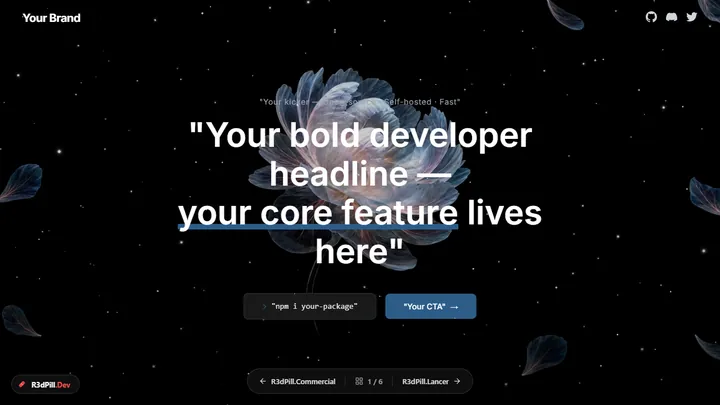 R3dPill.Dev hero preview